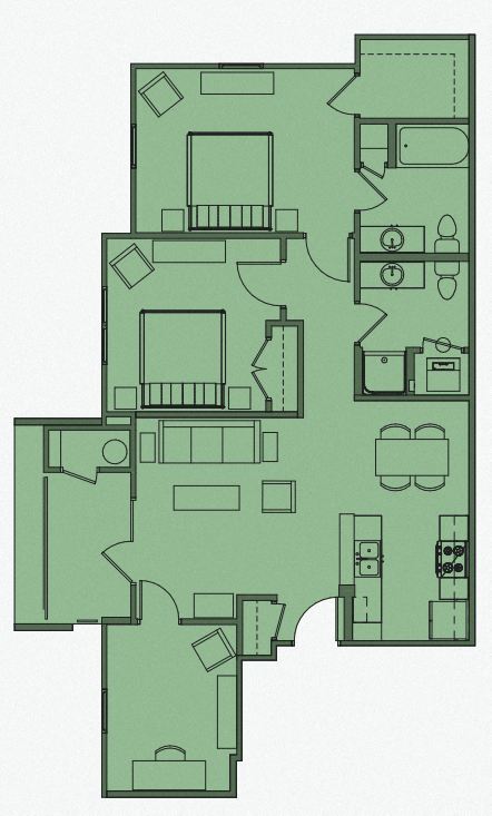 Floor Plan - Deluxe Double