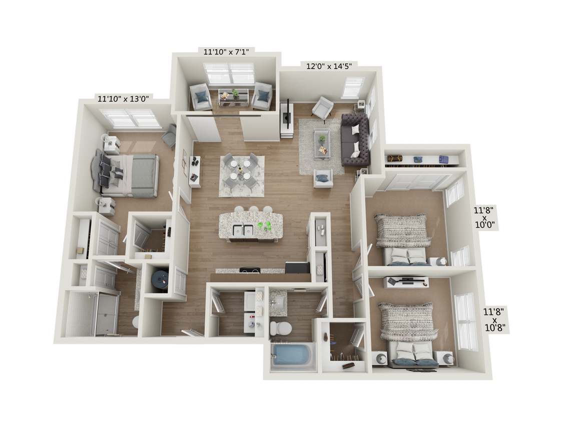 Floor Plan - 3BR