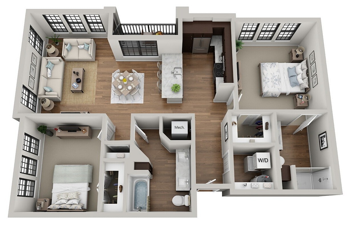 Floor Plan 2C | Arrabelle Apartments | Apartments in Cedarburg, WI - 2C