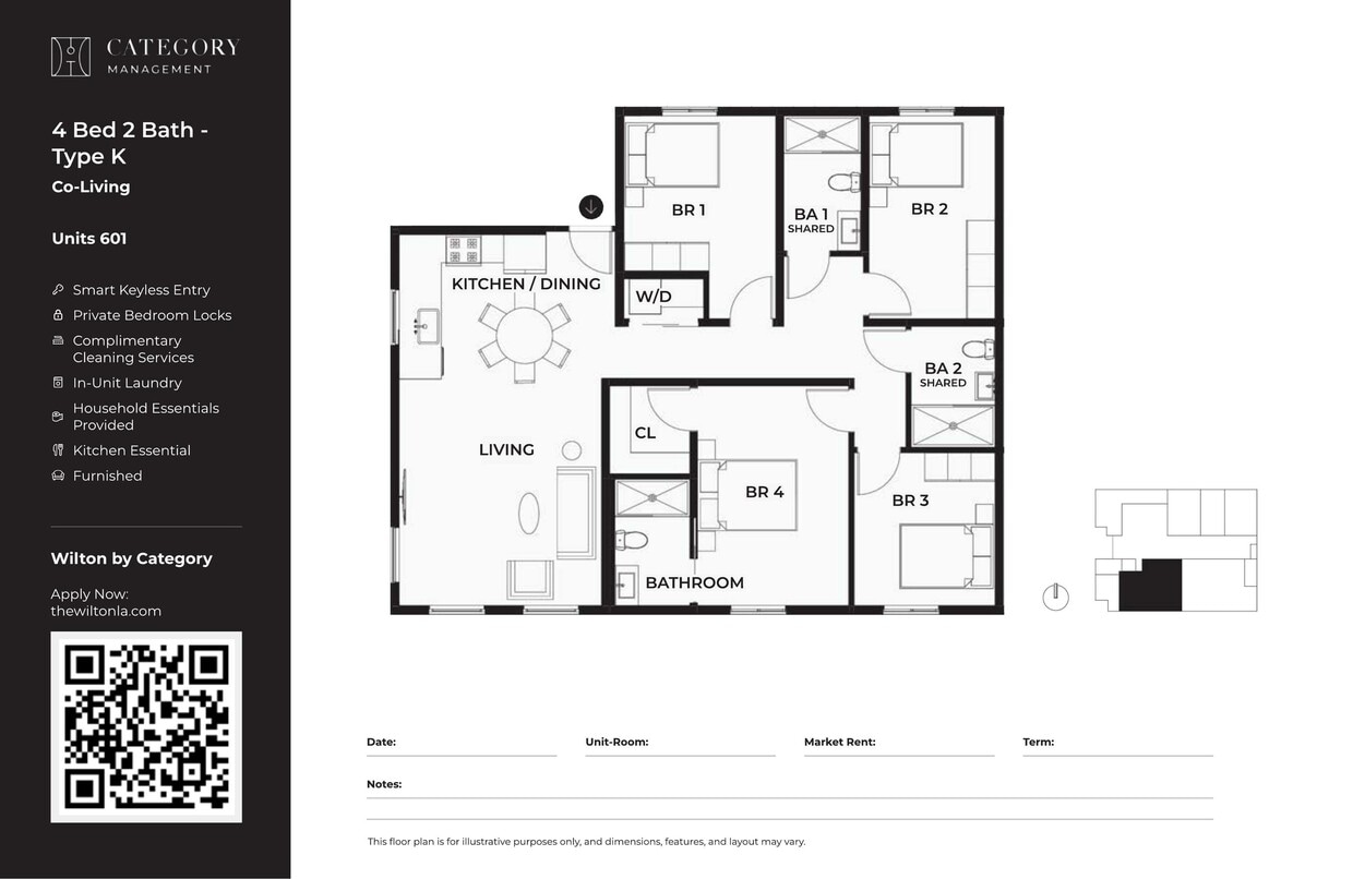 WLTN_4_Bed_2_Bath_-_Type_k - 4 Bed 2 Bath-K