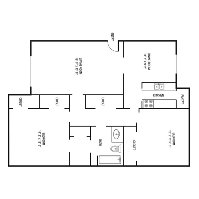 holidayhills1_b-.jpeg - 2 Bedroom 2 Bath