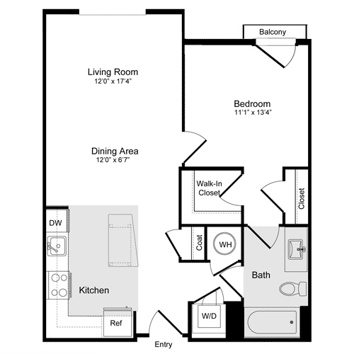 Floor Plan - A-1h