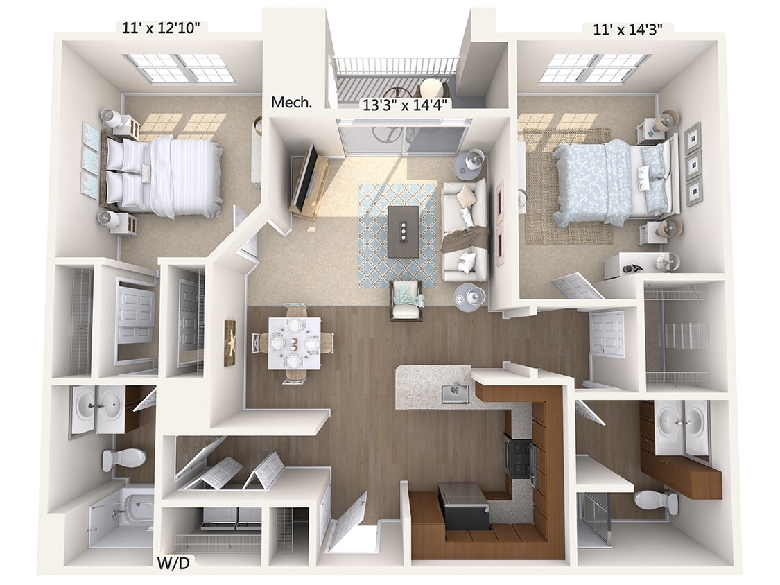 Floor Plan - B4-H-Upper
