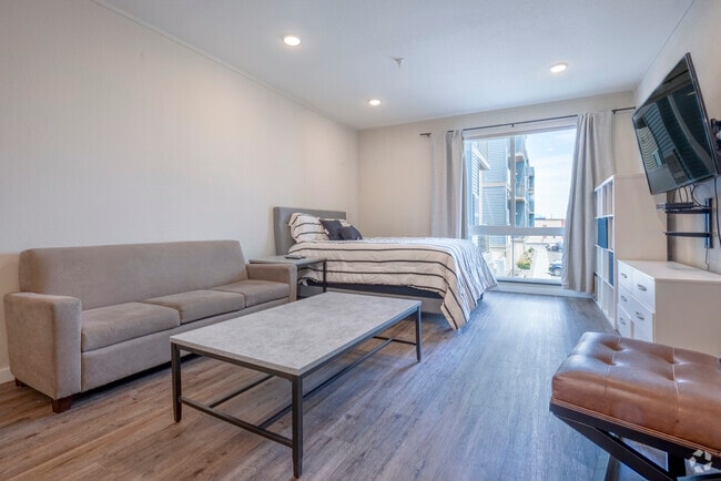 0BR, 1BA - 490SF - Living Area - Lake Park Apartments