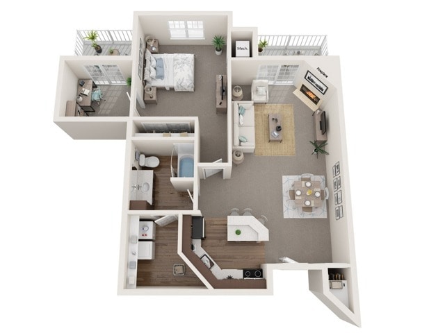 The Langdon III | The Landmark at Hatchery Hill | Apartments in Fitchburg, WI - The Langdon III