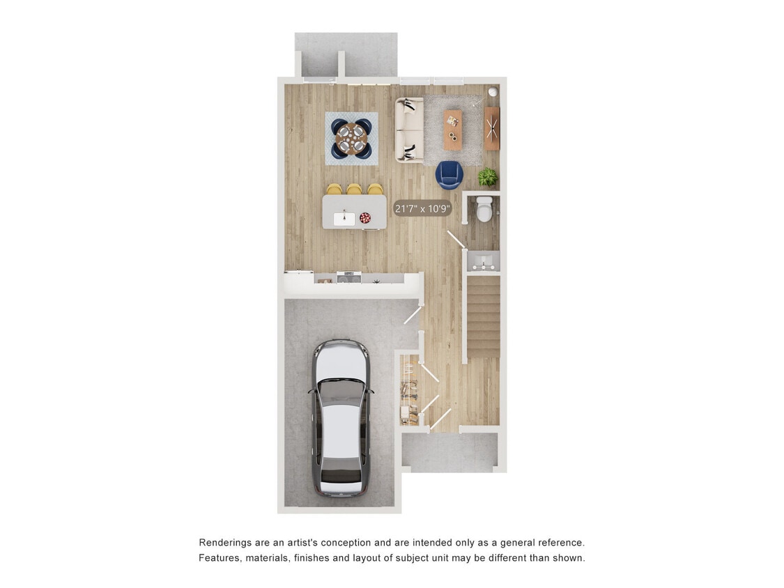 Floor Plan - Townhome F