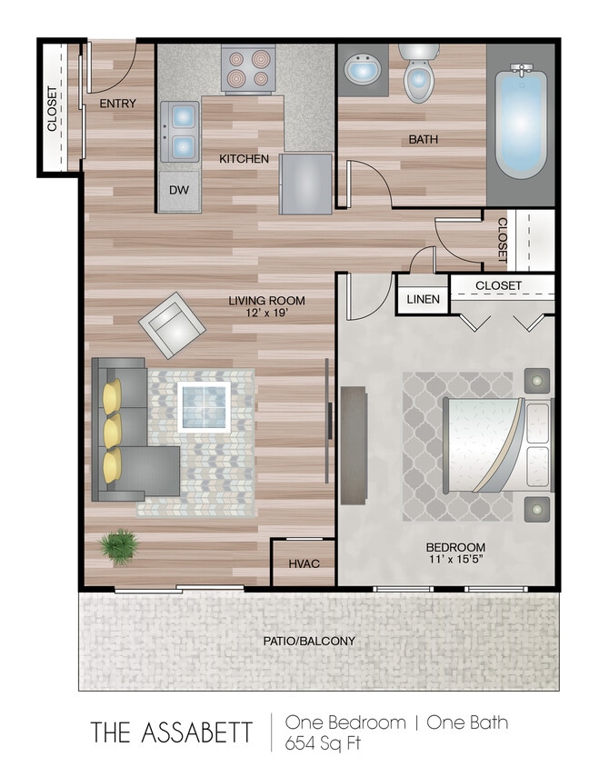 654 Square Feet - Assabet Tower