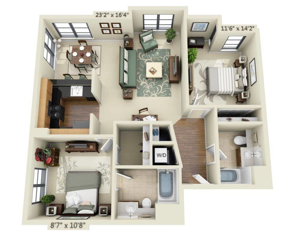 Floor Plan - Buena Vista B2B