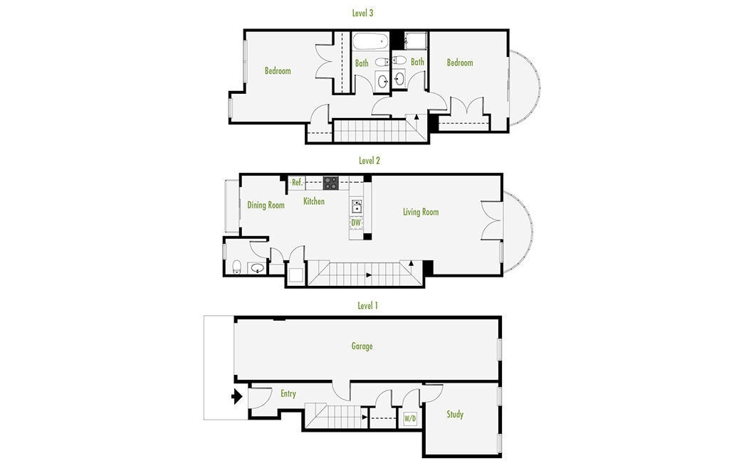 Floor Plan - TownhouseA 