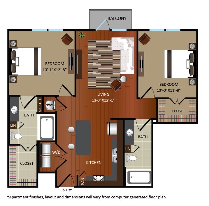 Floor Plan - 3B1