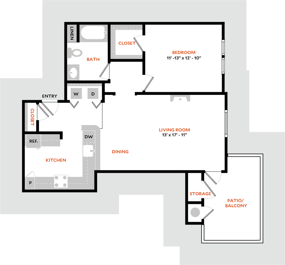 Floor Plan - Plan 1G