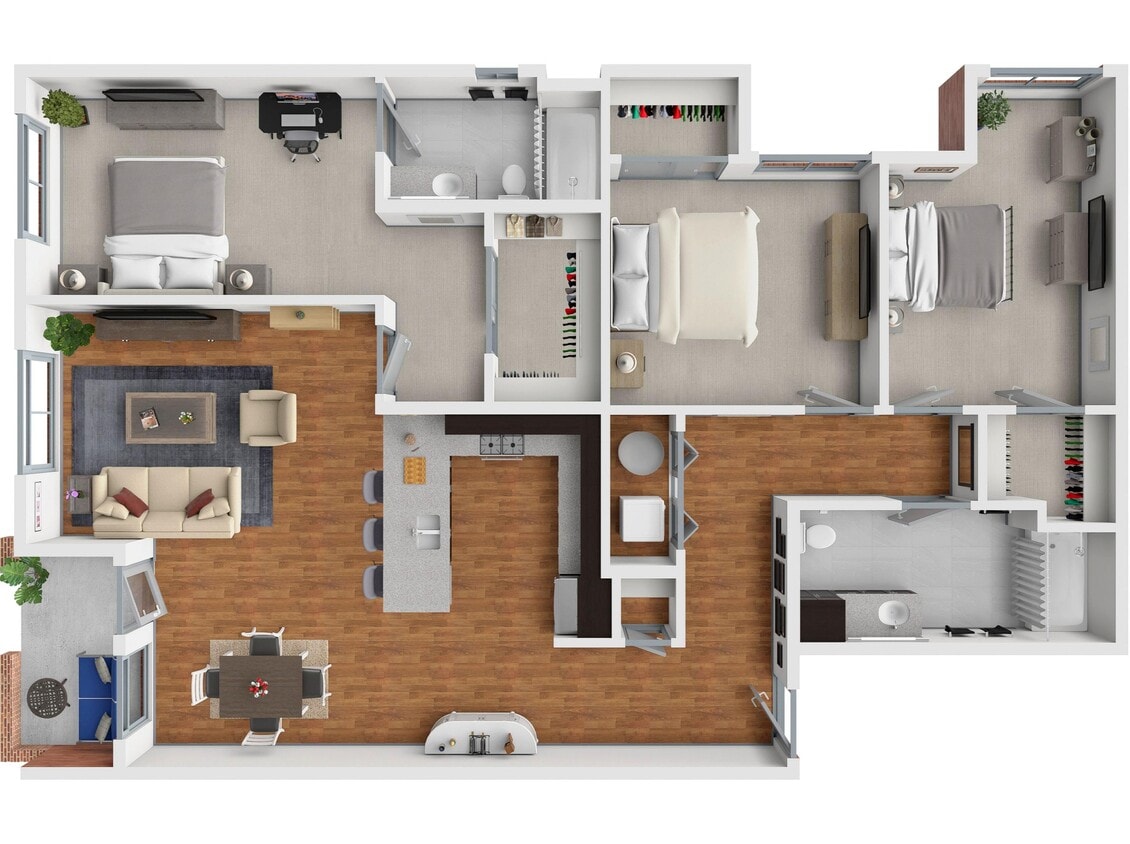 Floor Plan - 3x2