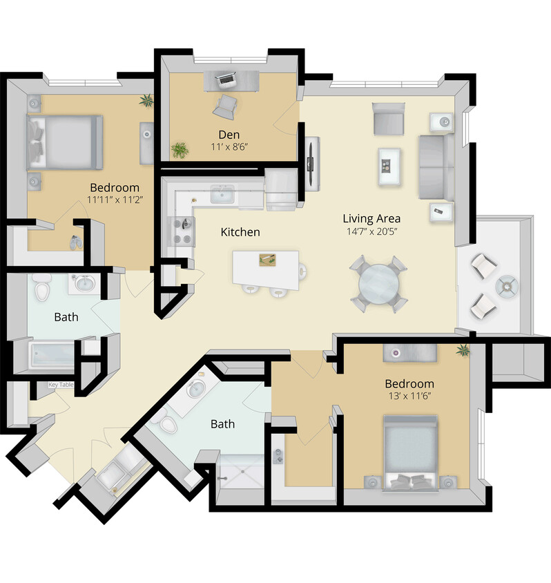 Floor Plan - 2B