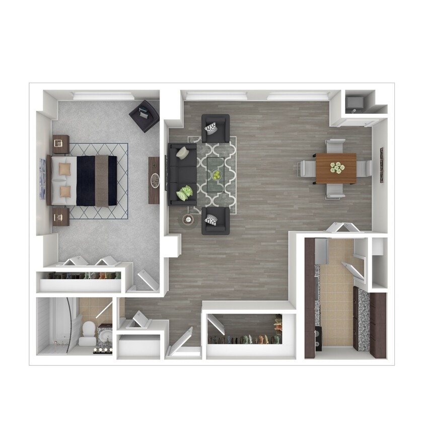 Floor Plan - 1 BEDROOM