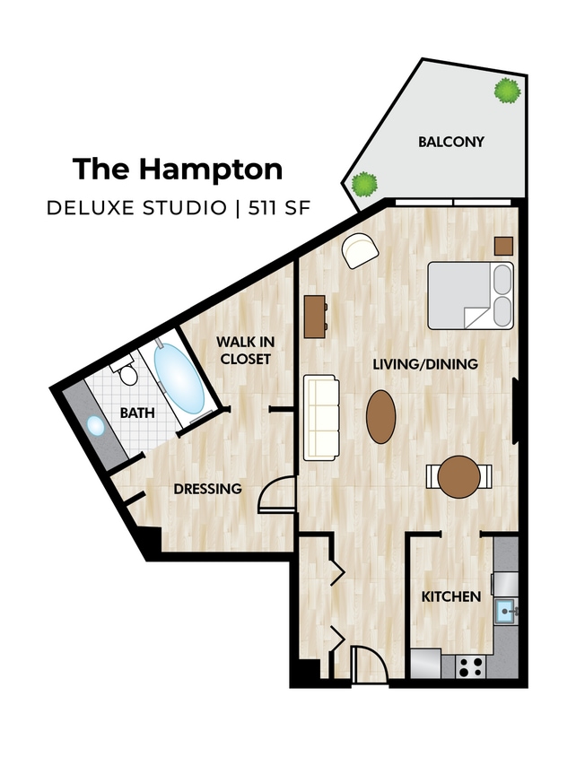 Floor Plan - The Hampton