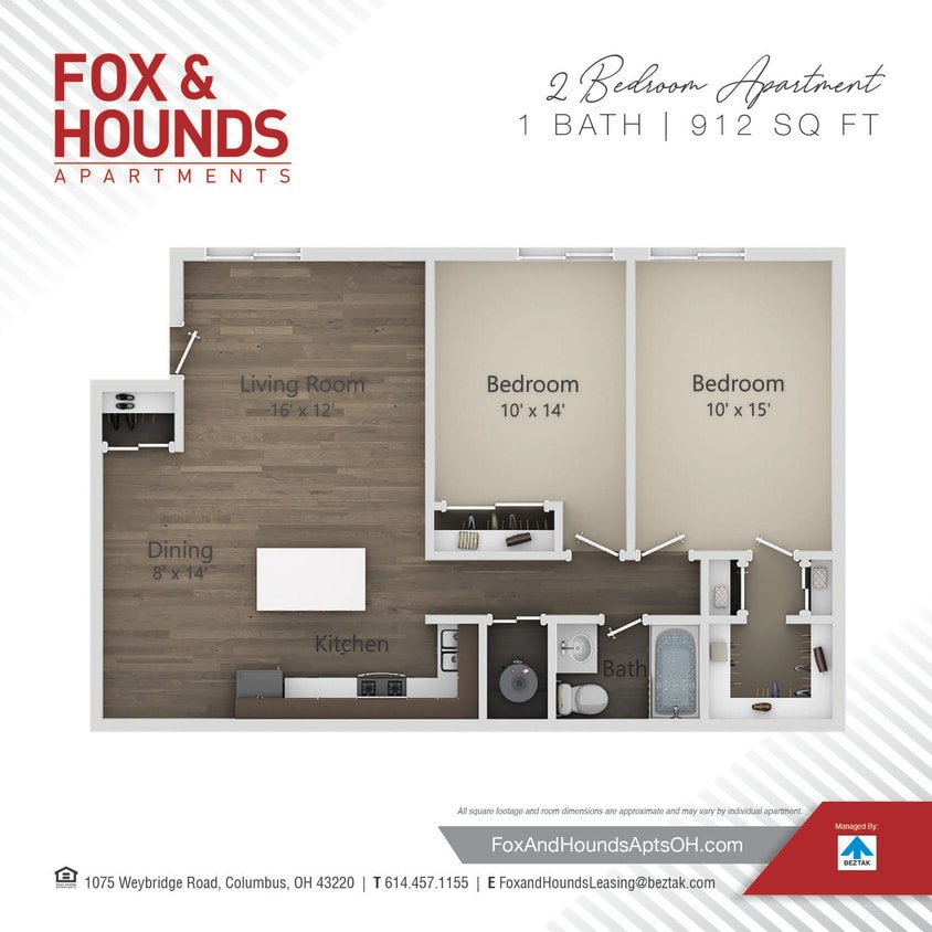 Floor Plan - 2 Bedroom