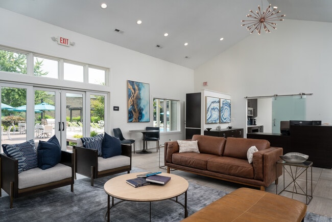 Resident Clubhouse with HDTVs & Gathering Space - The Coleman Canal Winchester