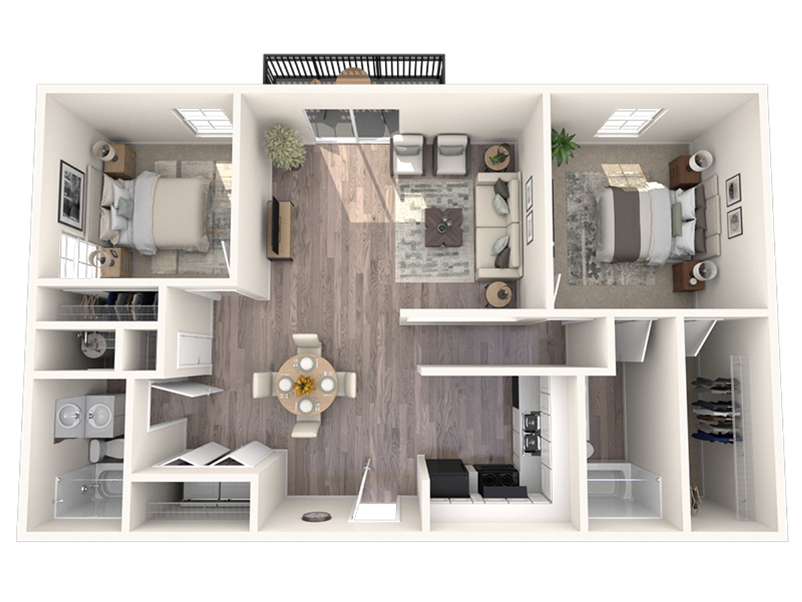 Floor Plan - 2/2 DON
