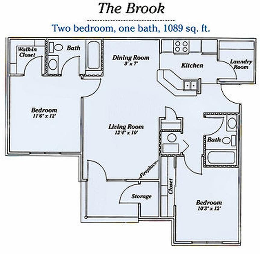 Floor Plan - The Brook