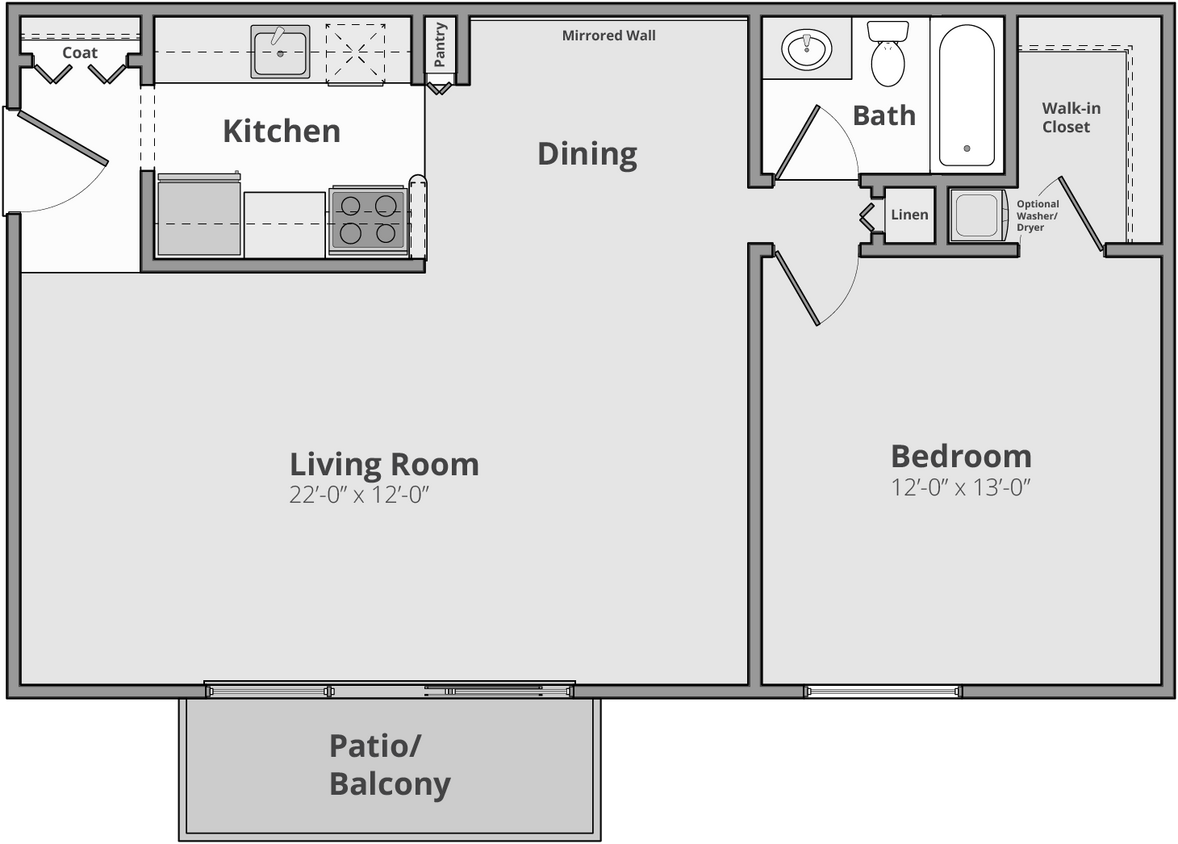 Floor Plan - The Melrose