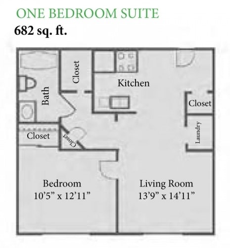 1 BR S - 1 Bedroom