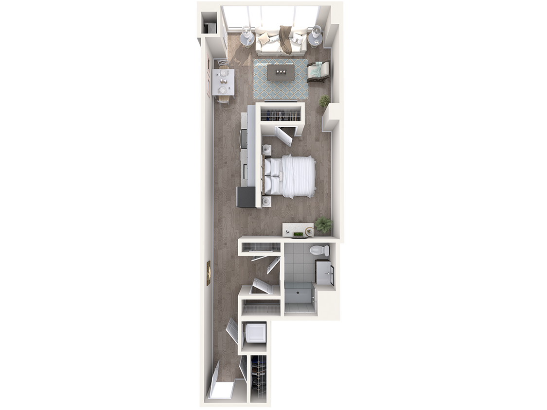 Floor Plan - Watermark B1-L1.4