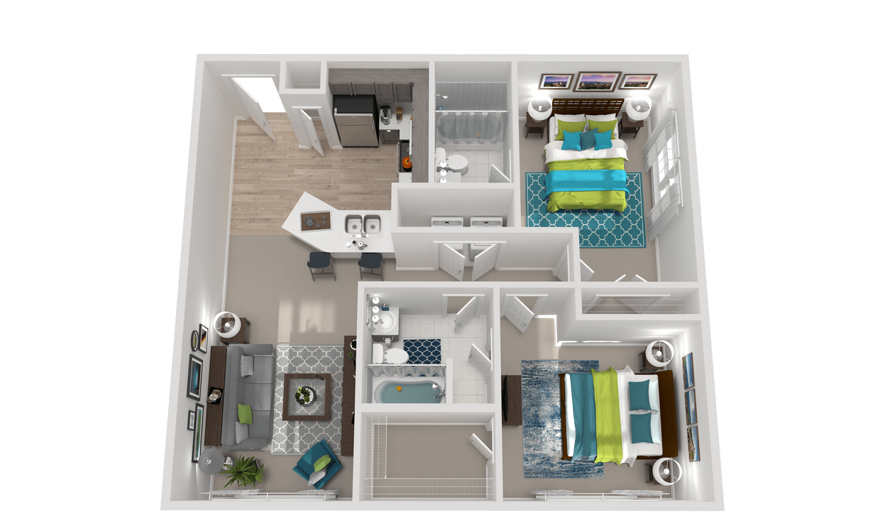 Floor Plan - Carlyle Renovated