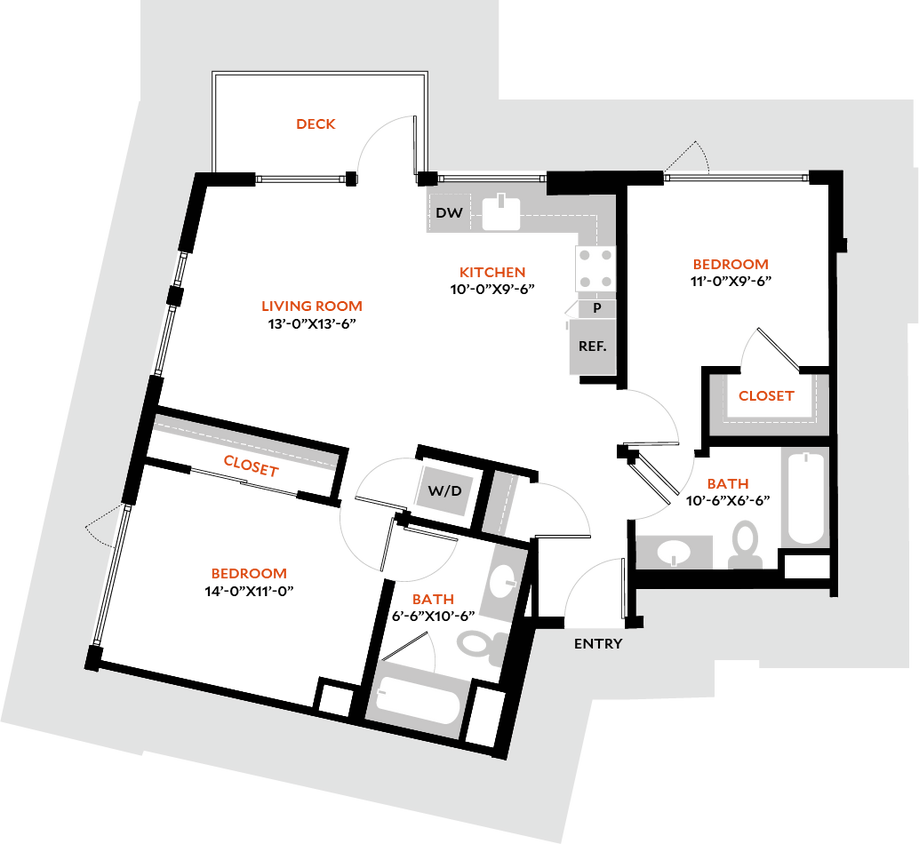 Floor Plan - 2E