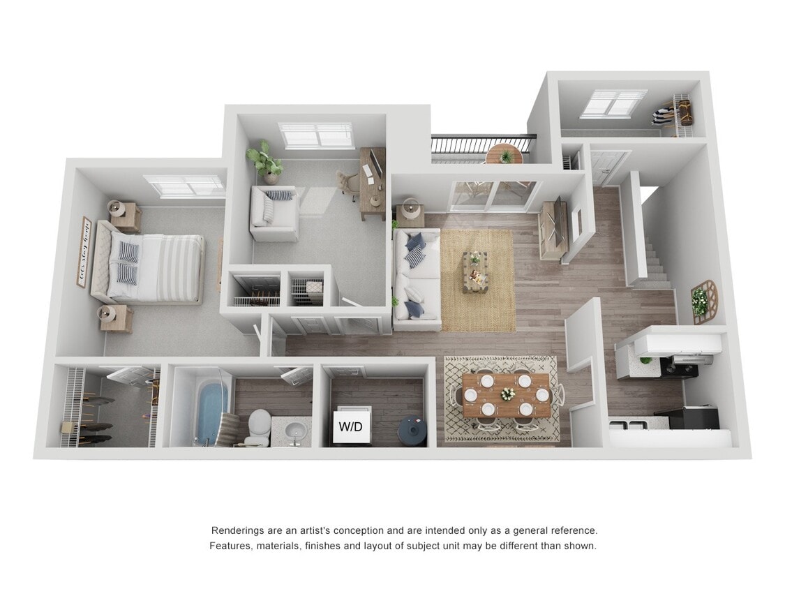 Floor Plan - 2 x 1 UPPER