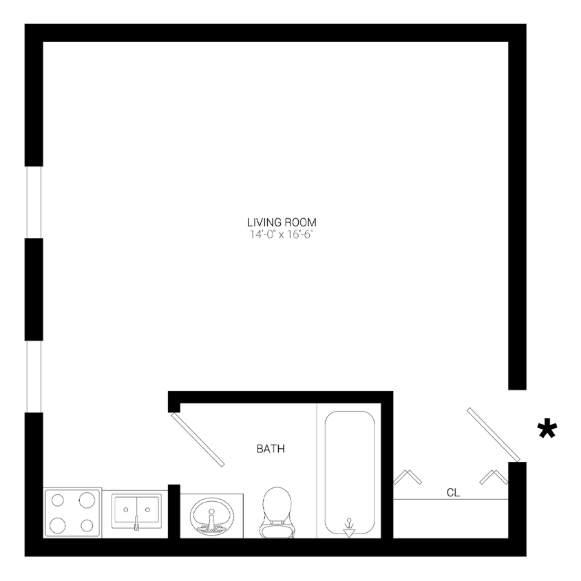 Floor Plan - The Michigan