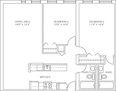 Floor Plan - The Kendall