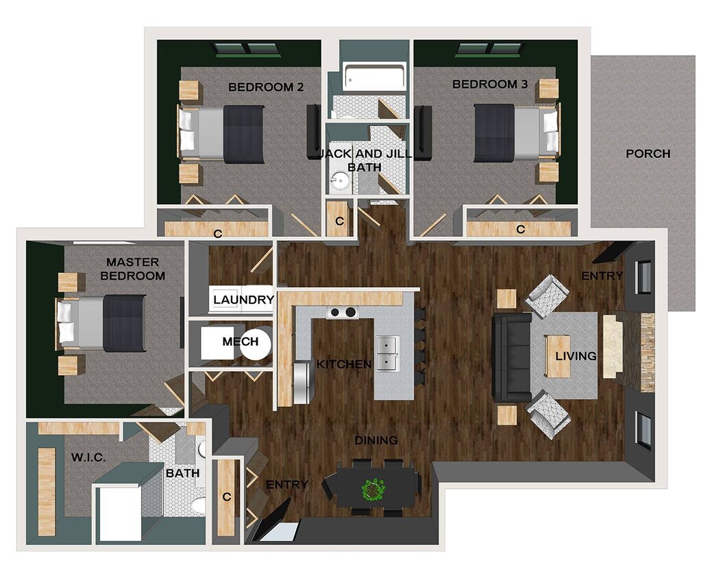 Floor Plan - (Villa) Hitchcock