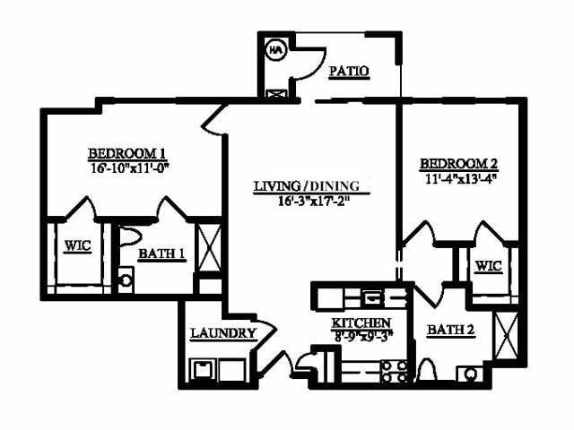 Floor Plan - Cedar 1st Floor