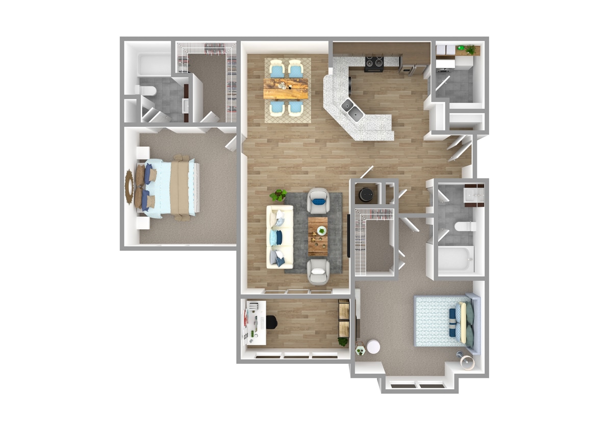 Juniper Sunroom.jpg - B2 Juniper - 2 Bedroom, 2 Bathroom