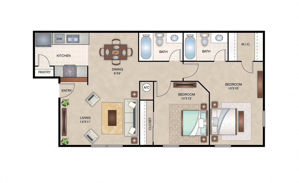 Floor Plan - Mulberry