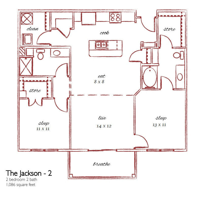 Floor Plan - The Jackson II