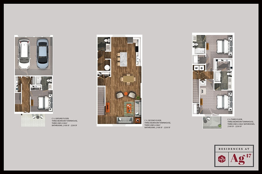 C3 levels size increase.jpg - 3 BED TOWNHOME LONG