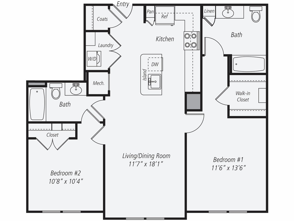 Floor Plan - B1-1032