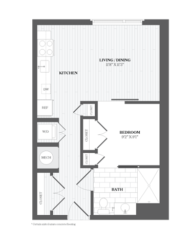 Floor Plan - Studio-S1.MT 367 Orange