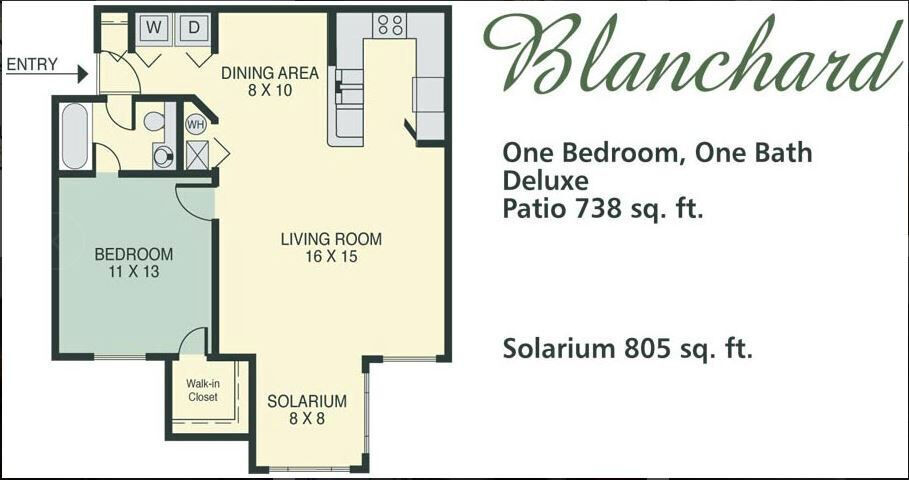 Floor Plan - The Blanchard - Solarium