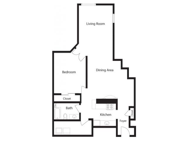 AB - K-AB One Bedroom, One Bathroom