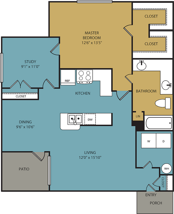 B5 Fairmont Floor Plan - B5