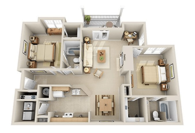 Floor Plan - The Brookstone