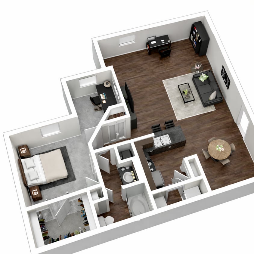 1G Calhoun with Computer Room and Sunroom - Calhoun- Computer Room/Sunroom