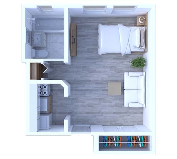 Floor Plan - Studio Floor Plan S1