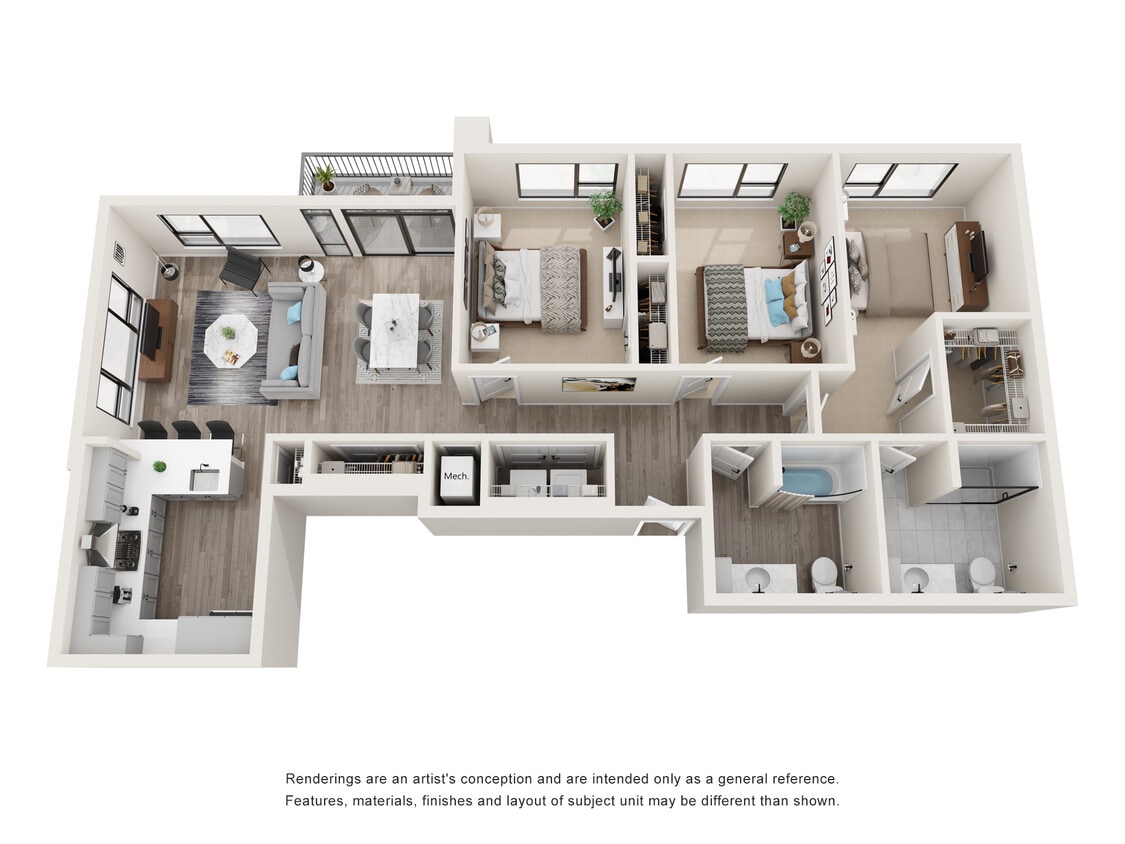 Ursa - 3 Beds, 2 Baths, 1371 sq. ft. - Ursa