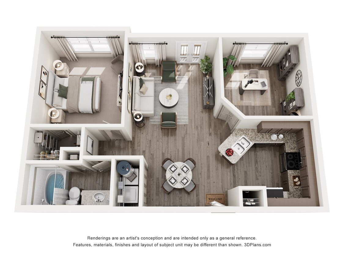 Floor Plan - A4 w/ Den
