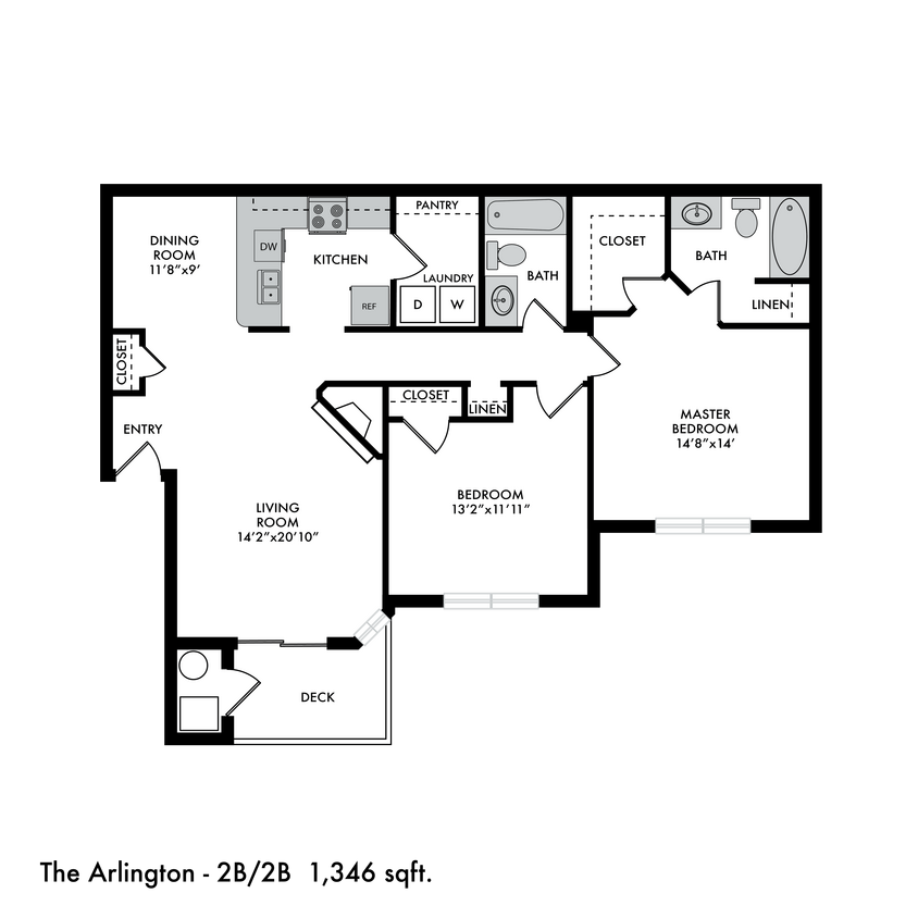 Floor Plan - The Arlington