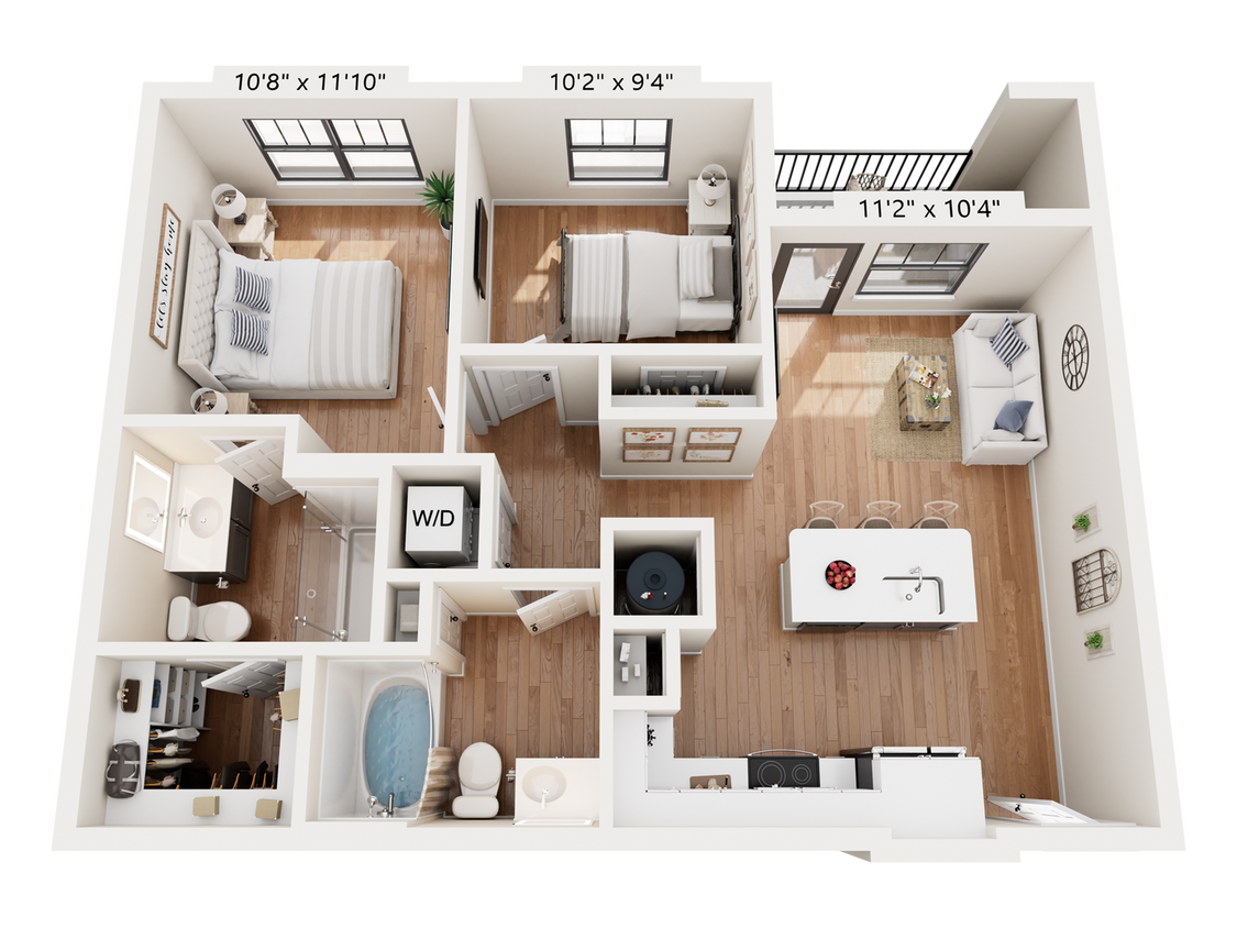 Travertine Floor Plan - Travertine