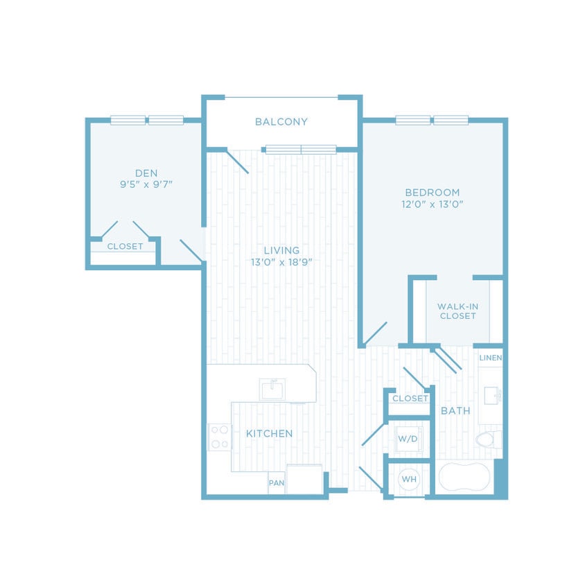 Floor Plan - A1T + Den